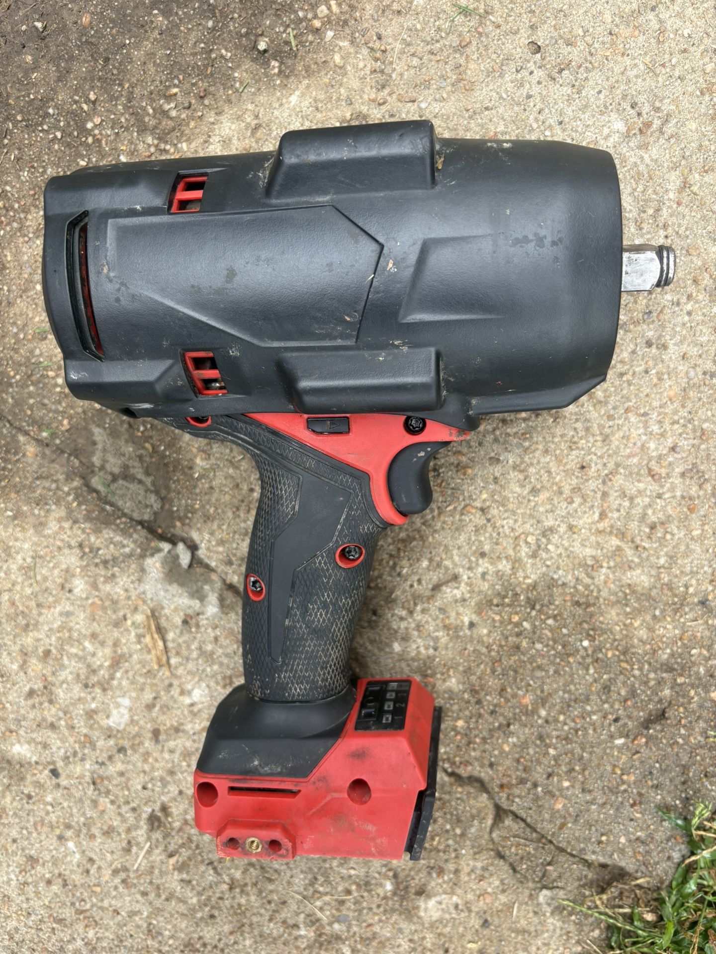 MILWAUKEE Impact Wrench: 1/2 in Drive Size, 1,200 ft-lb Fastening Torque, Brushless, 18 V DC Volt  