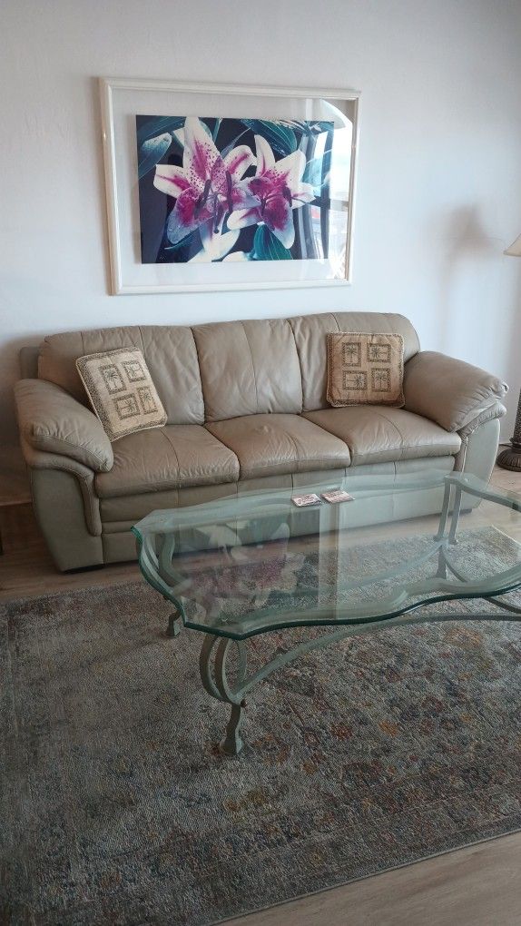 Sofa, Loveseat, And Table