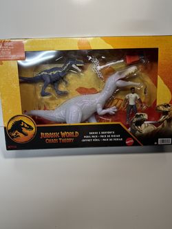NEW 2025 Jurassic World Chaos Theory Darius & Baryonyx Peril Pack Jurassic Park