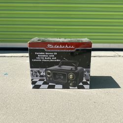 Studebaker Portable Stereo for CD and Cassette
