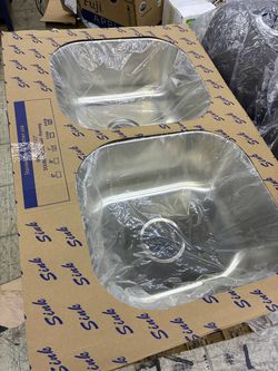 Stainless steel top mount double bowl kitchen sink 33x22
