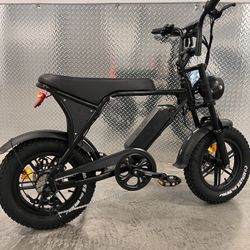 Electric Mini e-Bike, 16x4.0(Fat Tire), 11ah Battery, 20mph Top Speed, 5speed Pedal Assist, 7 Speed Shimano