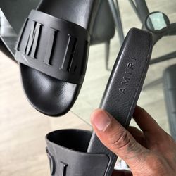 Black Amiri Slides Size 42