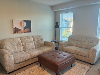 Sofa and loveseat