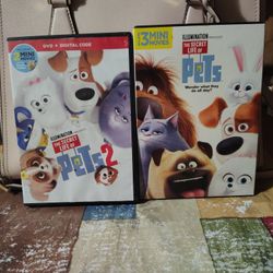 Secret Life of Pets 1 and 2 bundle!