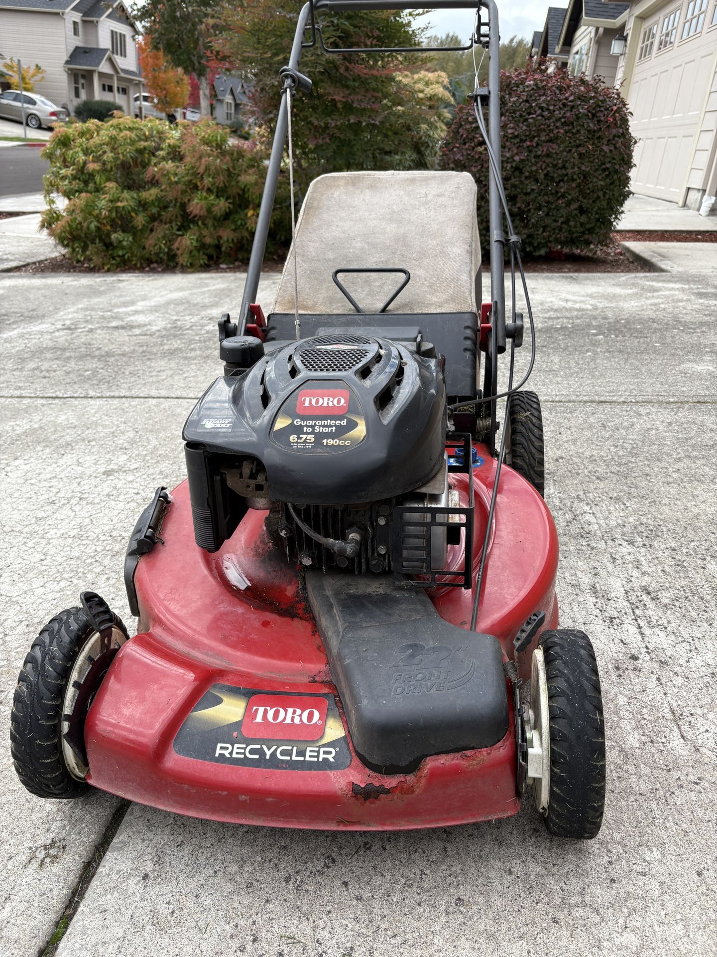 Toro Self Propelled Lawn Mower