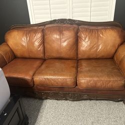 Leather Brown Sofa