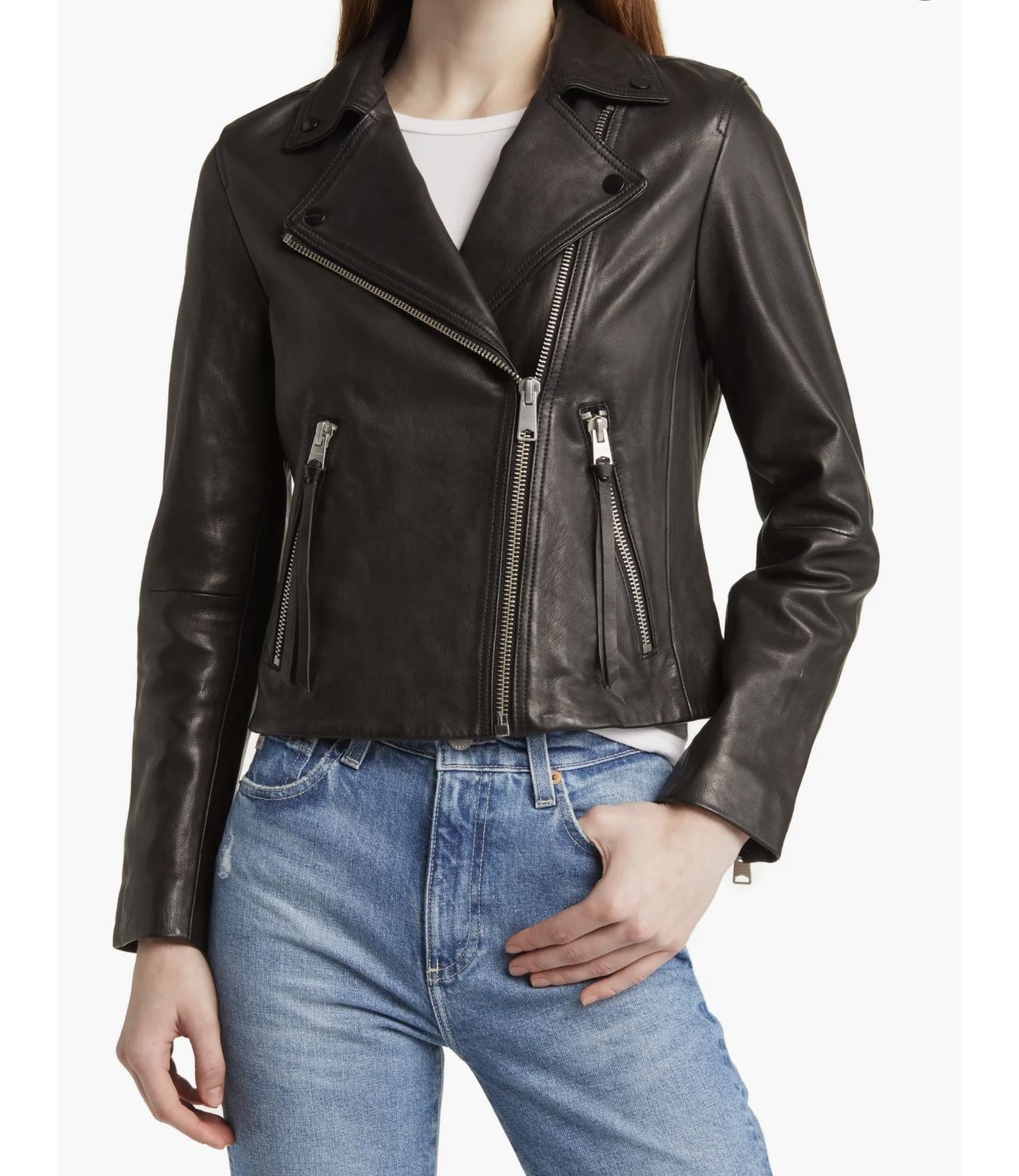 AllSaints Women Leather Jacket