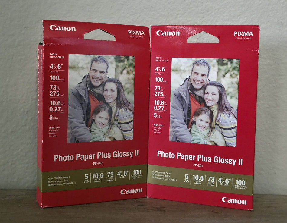 Brand new photo paper 4"×6" (100 sheets each package)