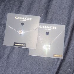 Brand new with tags, Coach necklace, and Coach bracelet