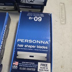 Personna 60ct Hair Shaper Blades 