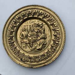 $35 Vintage Peerage 12in Brass Plate