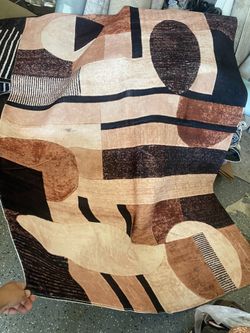 Washable Area Rug 8x5.6 Ft