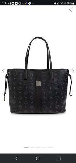 Mcm black tote bag