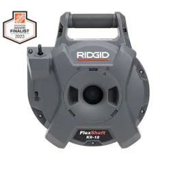 RIDGID K9-12 FlexShaft Wall-to-Wall Drain Cleaner 1/4" to 2" Pipes to Full Flow Capacity