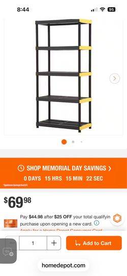 5 tier Shelving unit