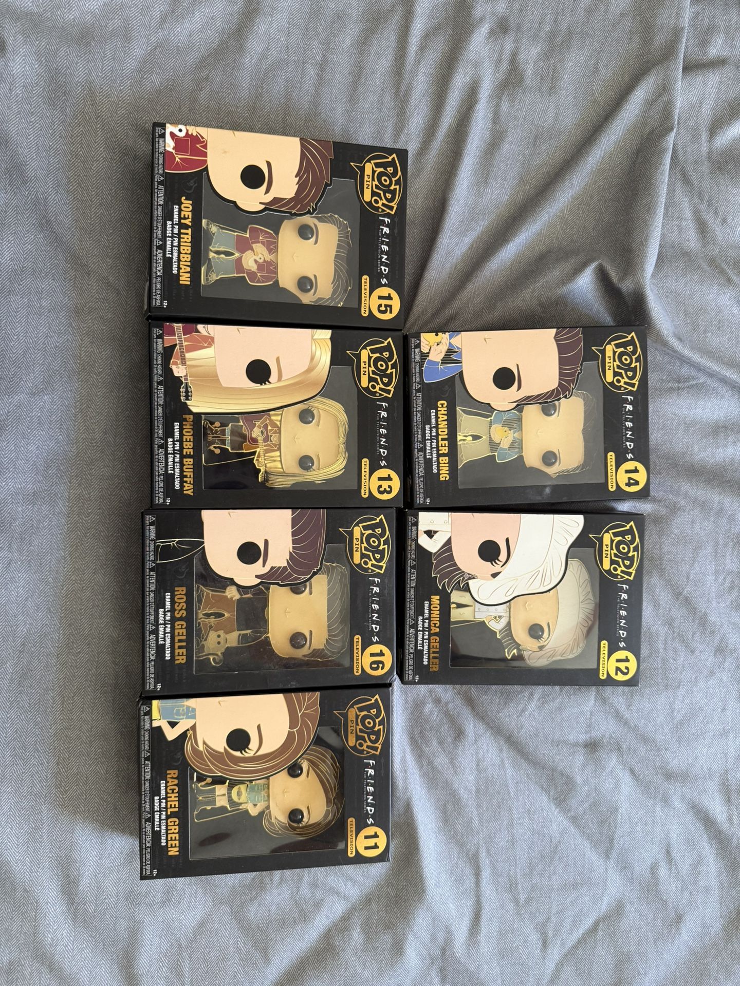 F.R.I.E.N.D.S Collectible Enamel Pins