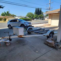 1990 double Zieman jetski trailer 