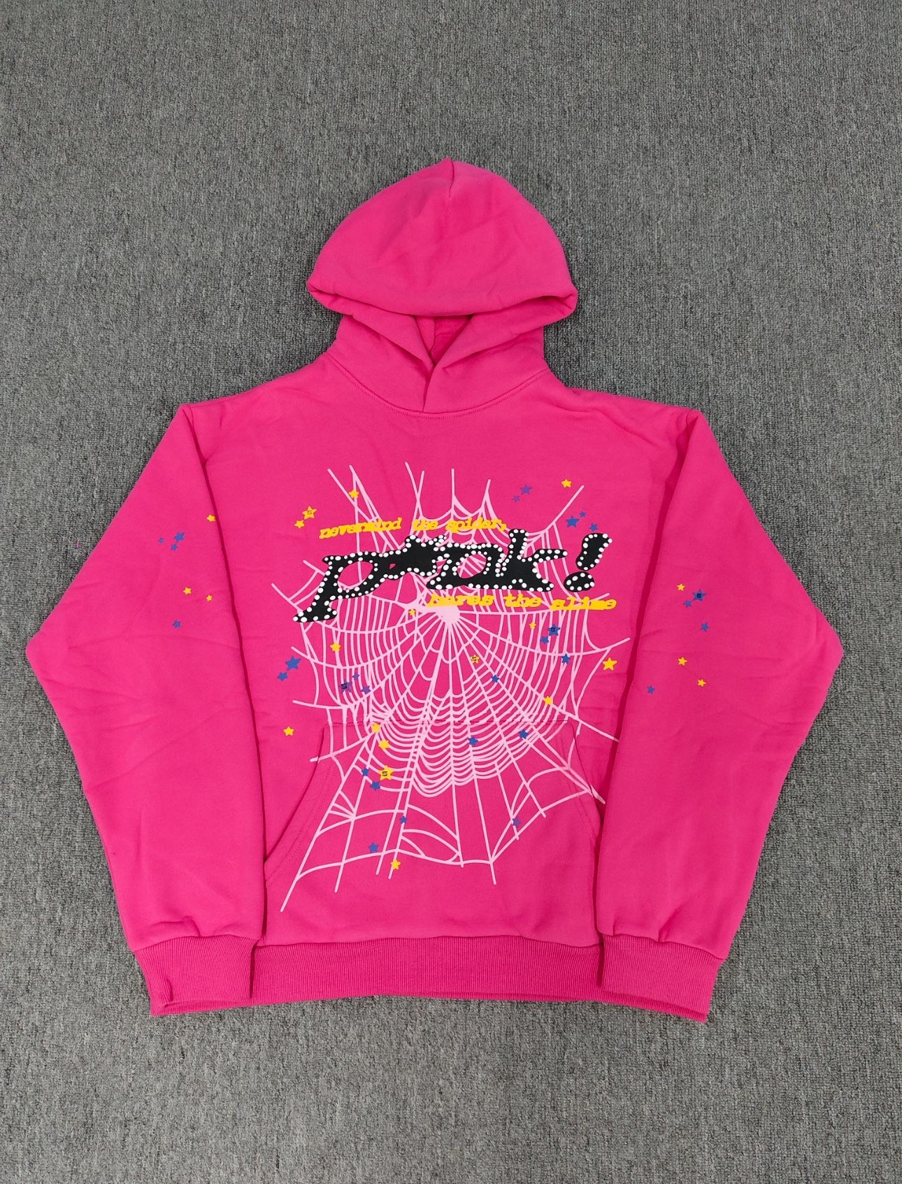 Pink sp5der hoodie P*NK V1