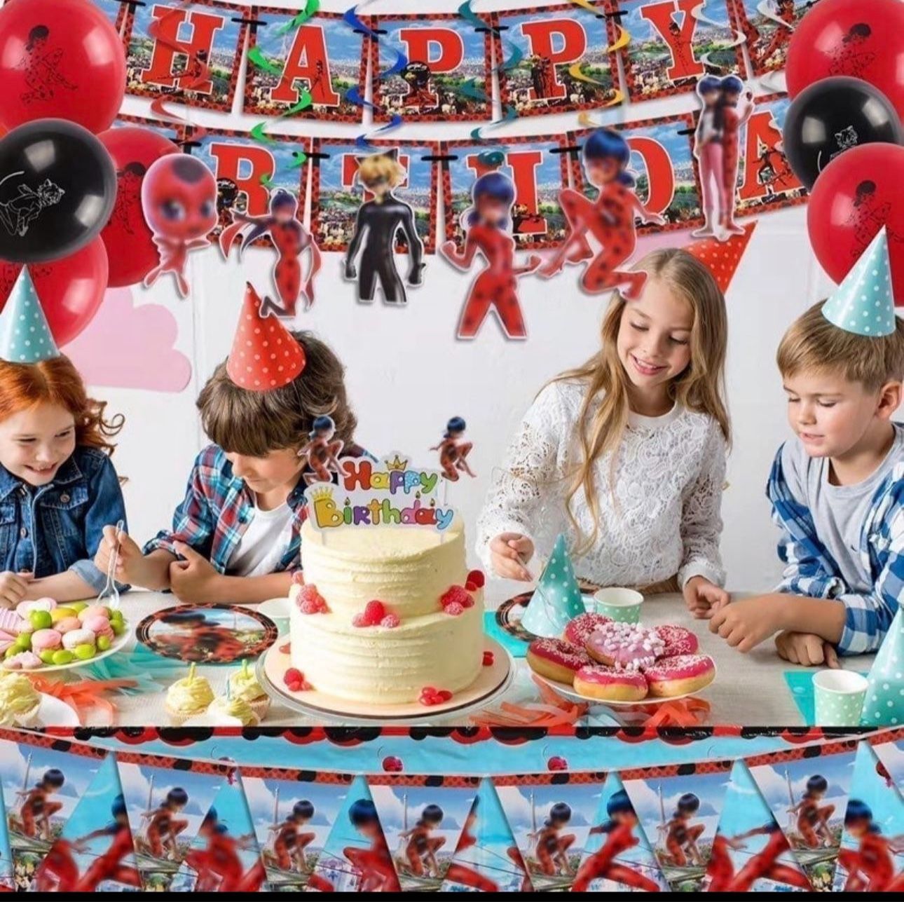 Brand new Miraculous Ladybug birthday Decorations