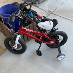 Royalbaby Bmx Bicycle Bike Freestyle Toddler To Kids (used) With Training Wheels