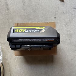 40v Ryobi Battery 4ah (New)