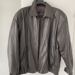 J. Ferrar Genuine Lambskin Leather Jacket - Stylish Comfort