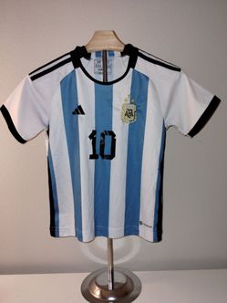Adidas Messi 10 Argentina  2022 Champs Youth Size 22 Jersey Aeroready  *Stained