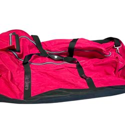 Marlboro Unlimited Vintage 1990s Large Duffle Travel Gym Bag Logo On Wheels