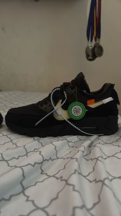 nike air max 90 off white black