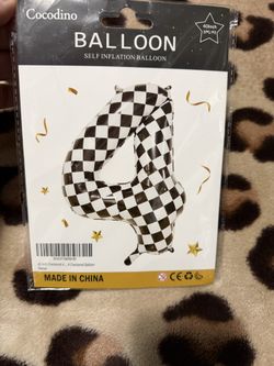 Checkered Balloon #4