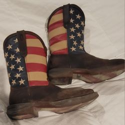 Durango Rebel Boots Red White Blue