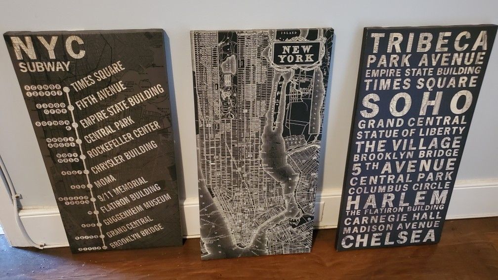 NYC Trio Canvas Art