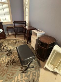 Various Decorative Pieces and Furniture
