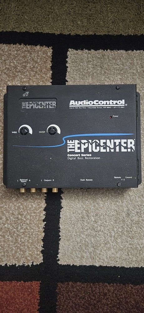 Audio control epicenter 