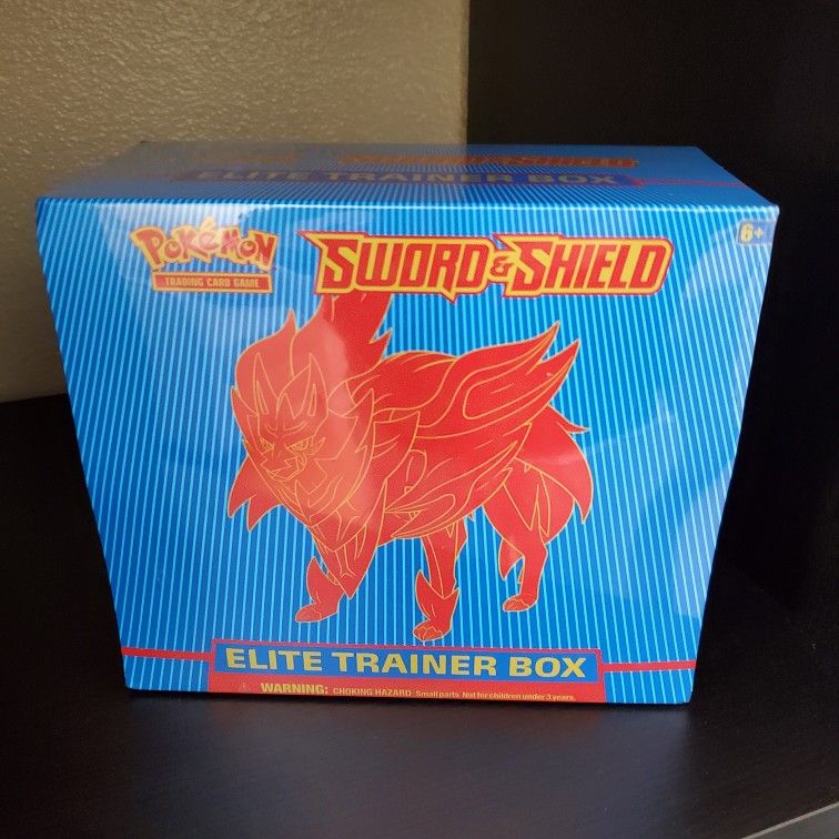 Pokemon Zacian Sword and Shield Elite Trainer Box