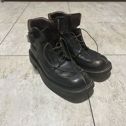 Prada Combat Boots
