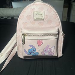 Loungefly Lilo & Stitch, Stitch w/ Angel Valentines Day Limited Edition Backpack