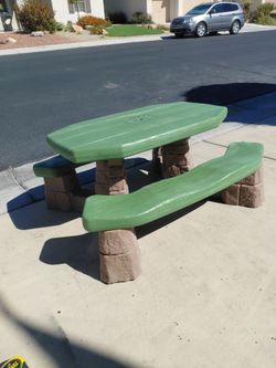Child's Outdoor Picnic Table