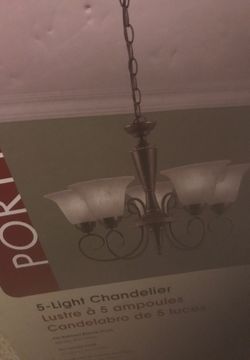 5 light chandelier