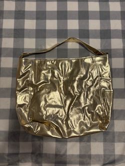 Gold Metallic Tote Bag