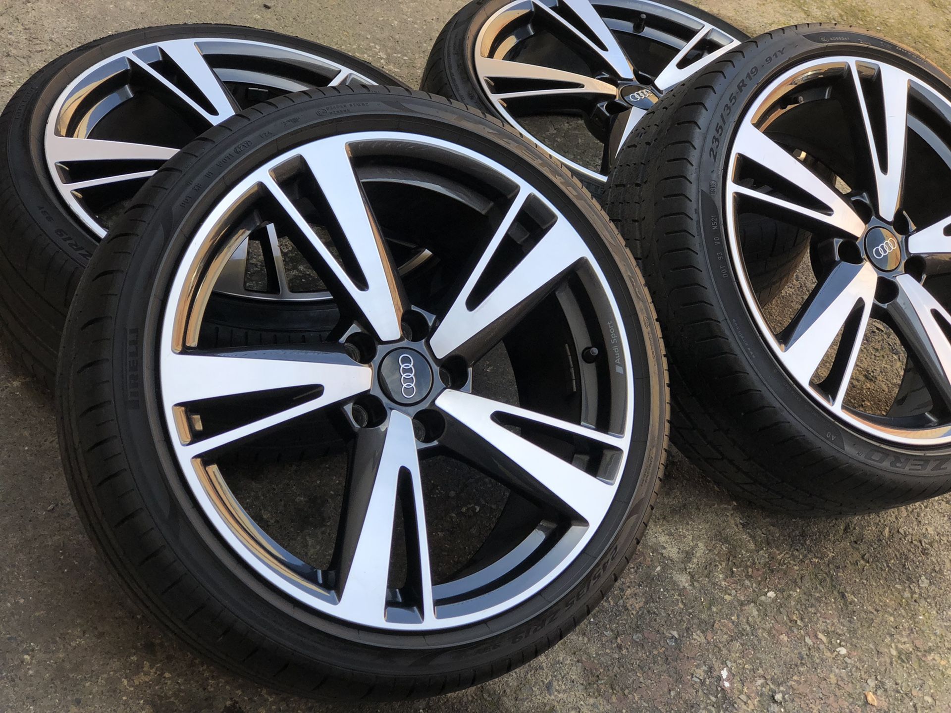 Original Audi RS3 OEM 19" Wheels A3 A4 S3 S4 rims tires