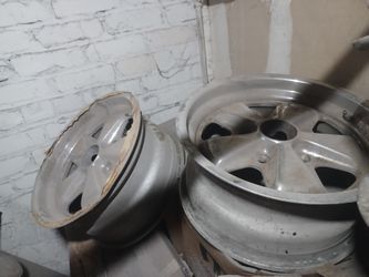 Porsche Part's  15x7 Pair Of  Original Fuchs Wheels  