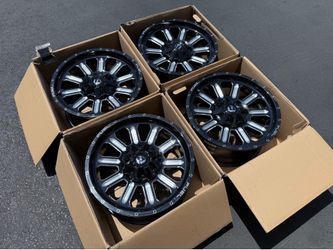 (4) 20” Fuel Wheels (Fuel Hardline)