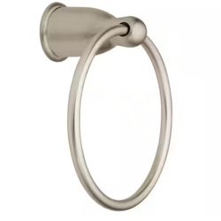 Set of 3 Moen Mason Towel Rings - Satin Nickel - Brand New