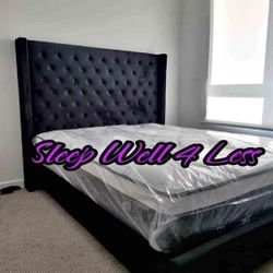 NEW  KING SIZE BED FRAME AND MATTRESS 