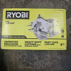 RYOBI
15 Amp Corded 7-1/4 in. Circular Saw with EXACTLINE Laser Alignment System, 24T Carbide Tipped Blade, Edge Guide and Bag
4.4k
