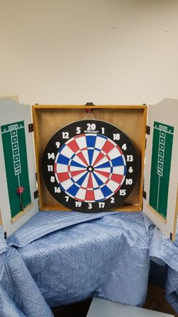 English dart with cabinet...