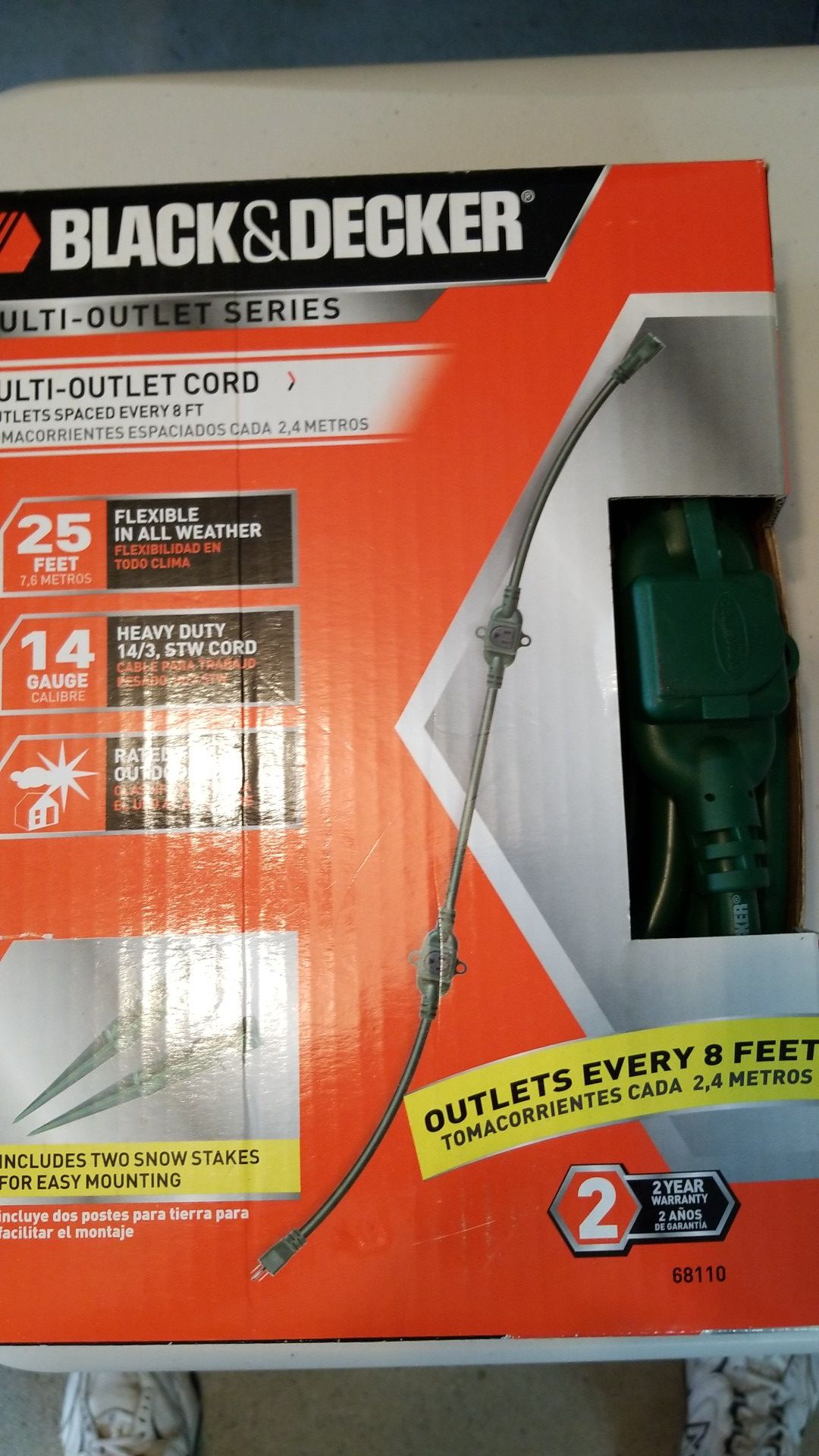 Extension cord. (New in box )