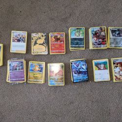 250+ Pokemon Cards With Two Pins